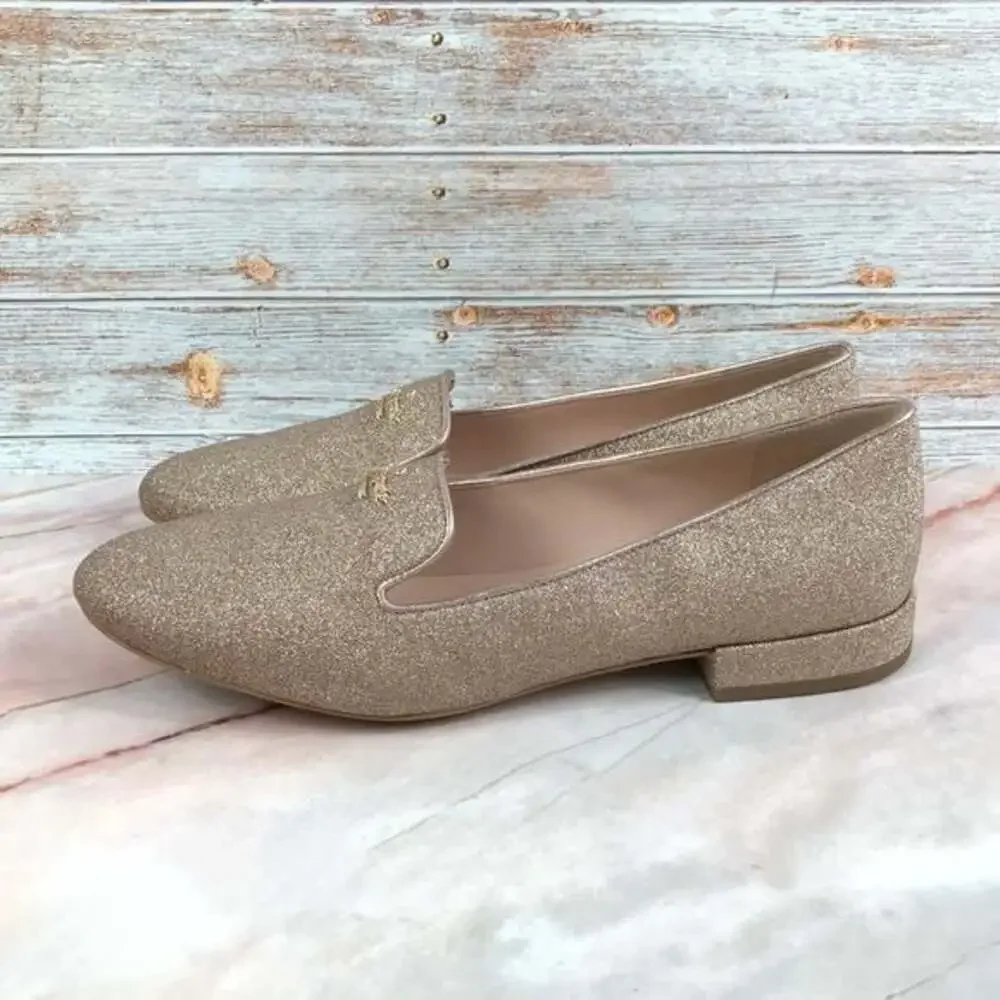 Kate Spade Claudia Loafer in Rose Gold - EUC